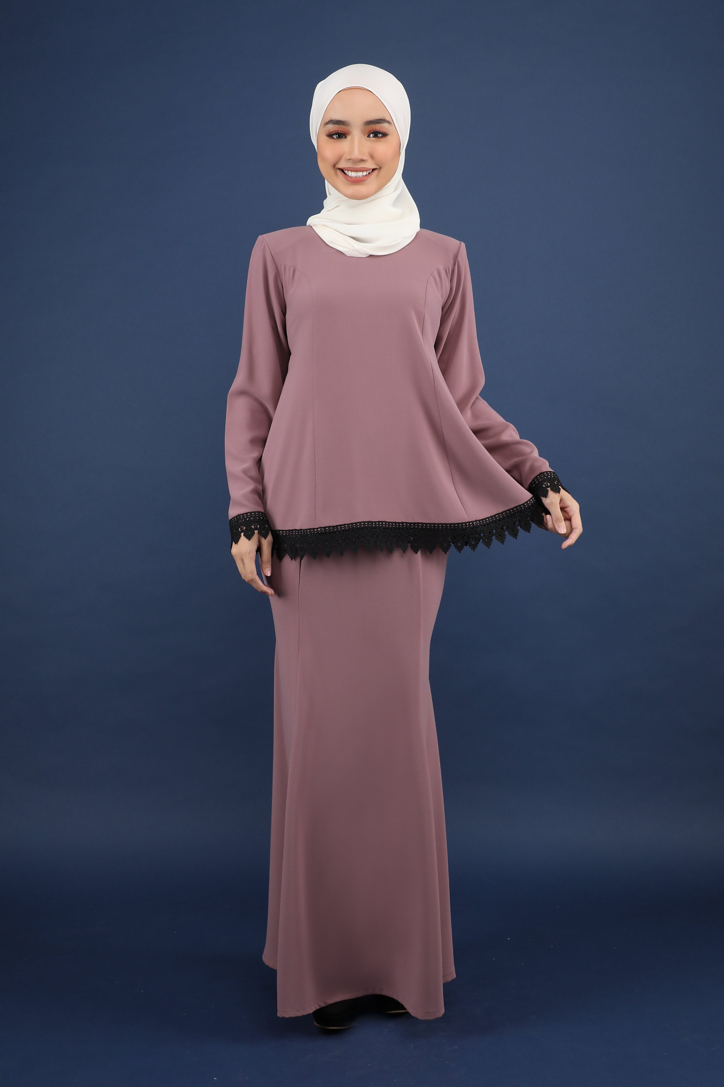 KURUNG NABILAH - NB04 (MAUVE PINK)