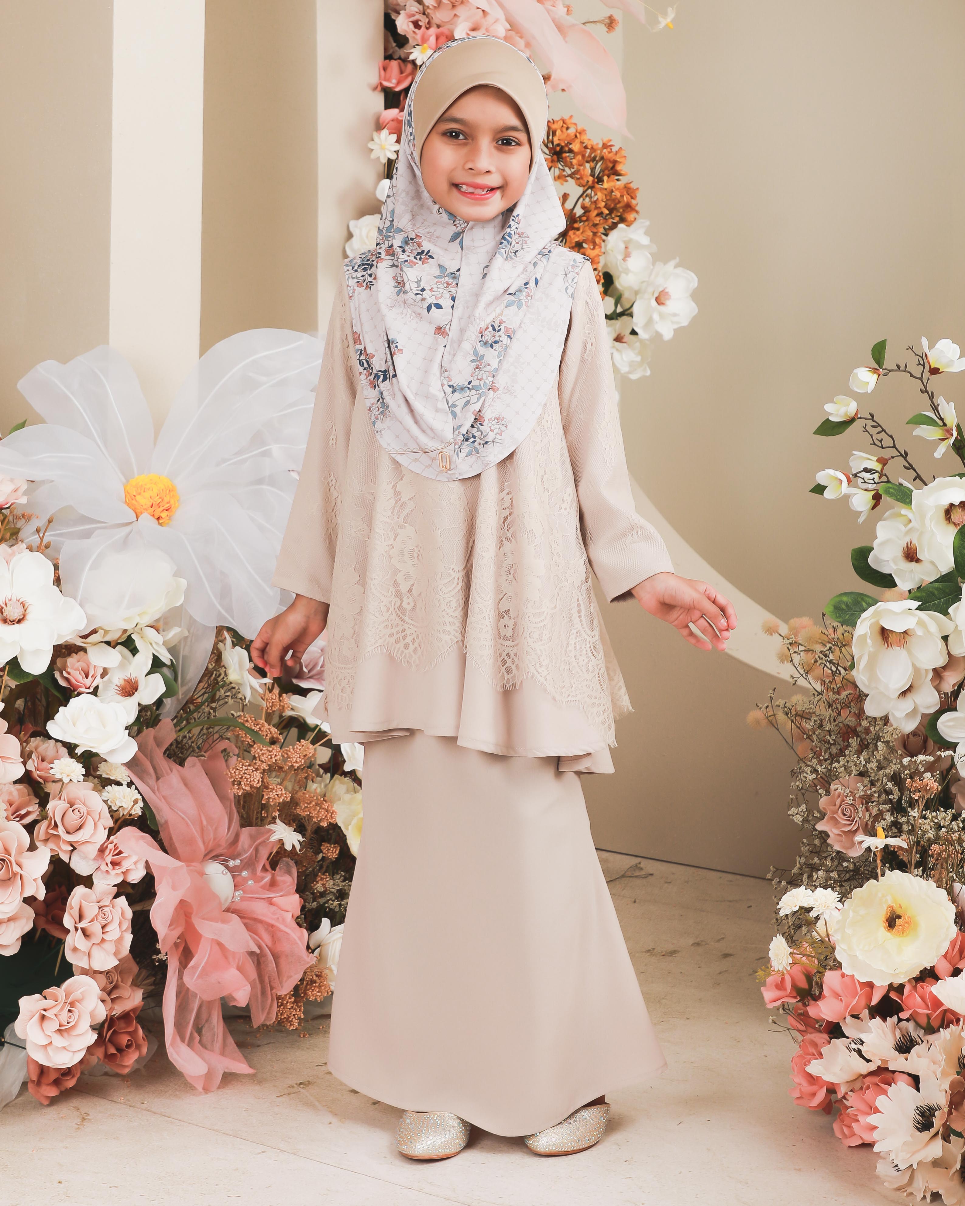 KURUNG WAHEEDA KIDS - KWK01 (NUDE)