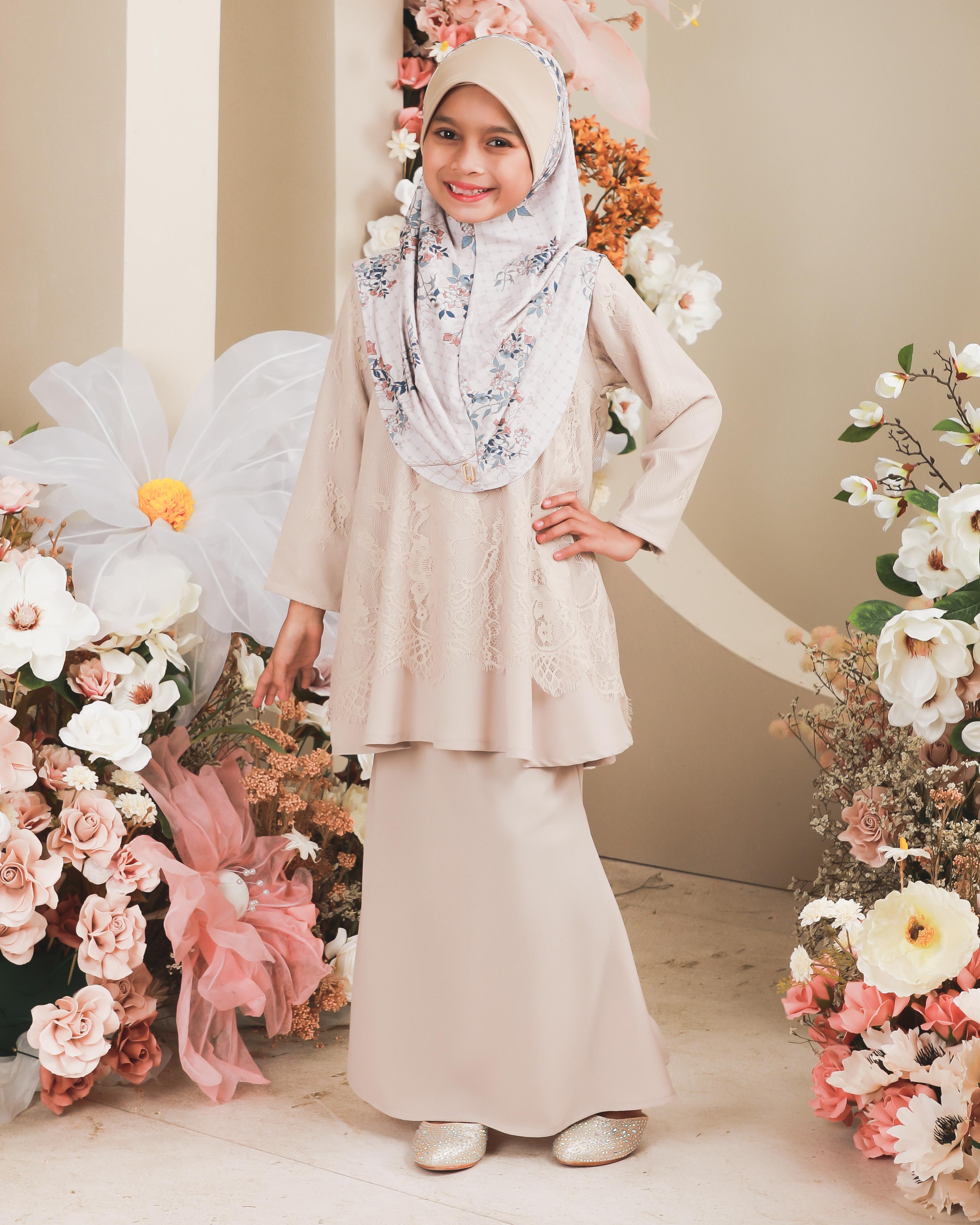 KURUNG WAHEEDA KIDS - KWK01 (NUDE)