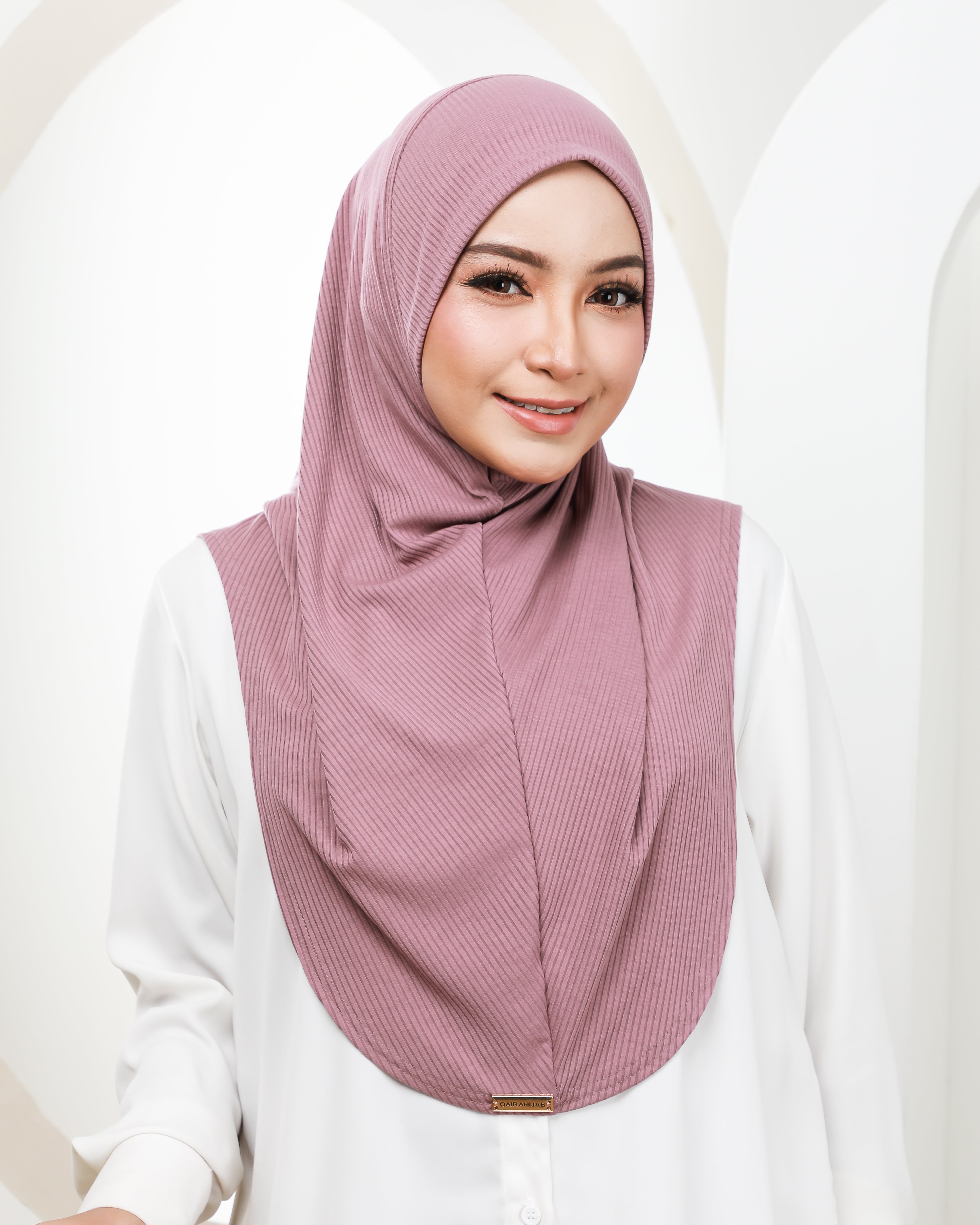 SAUK RIBBED SLIM CUT - SUKS12 (PUCE)