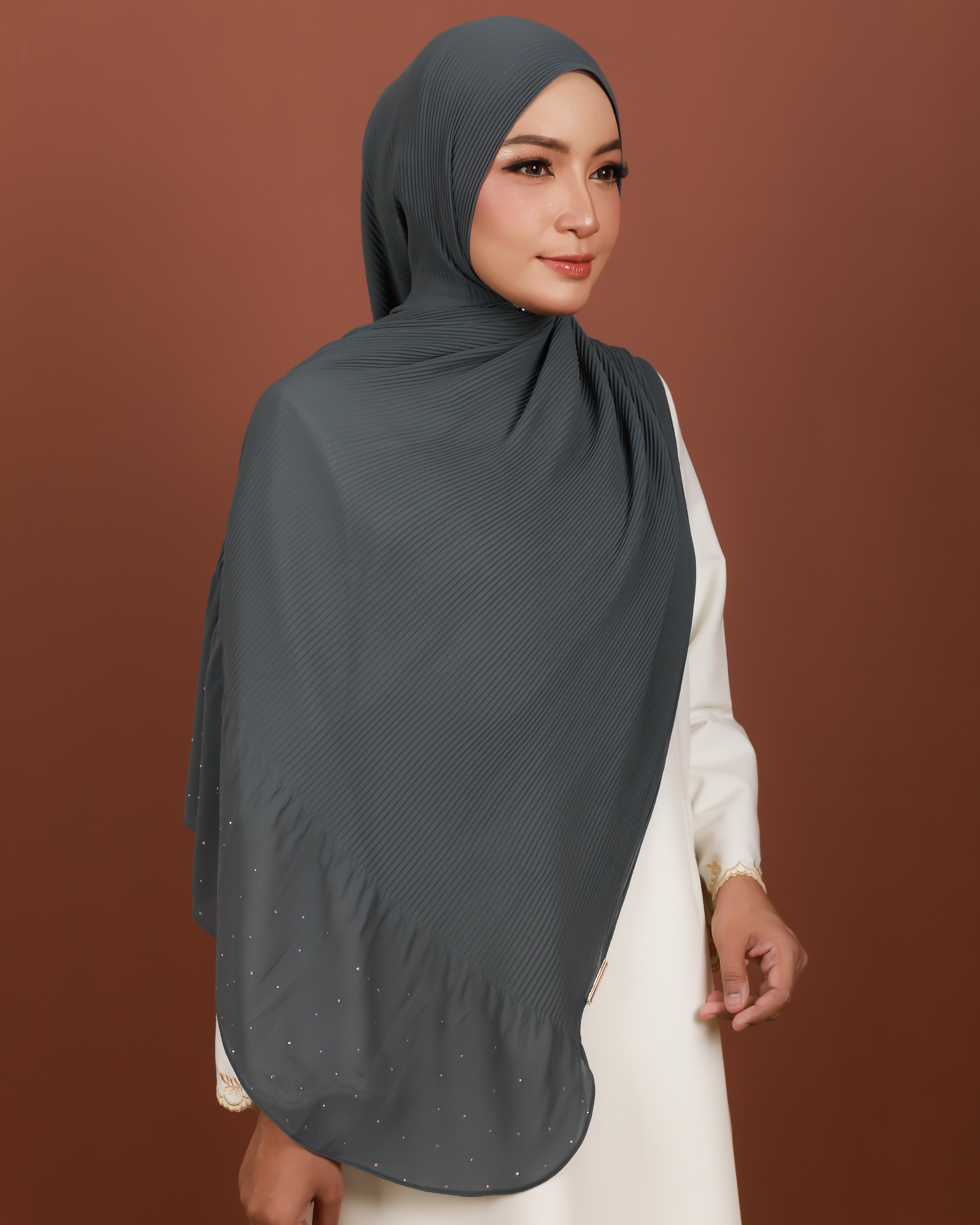 NUHA PLAIN - AHP11 (DARK GREY)