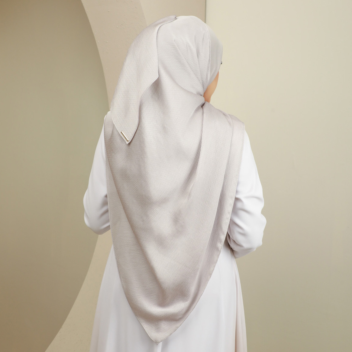HANIS SATIN LUXE - HSR04 (SILVER)