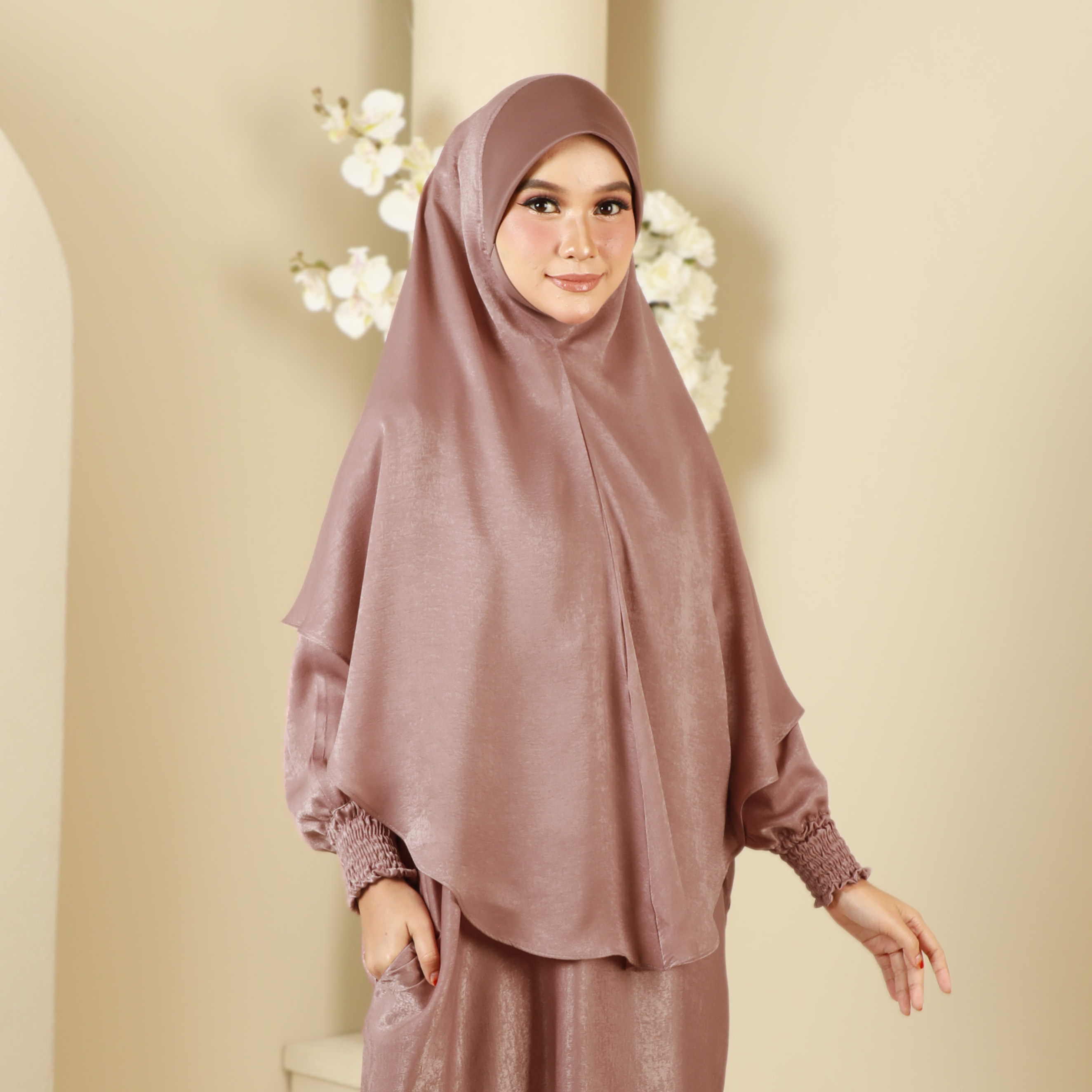 KHIMAR HELIZA- KZ04 (DUSTY PINK)
