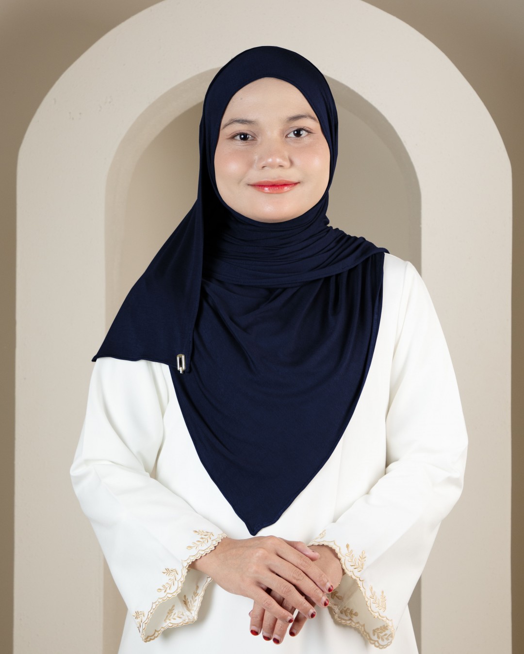 SHAWL COTTON - HT20 DARK BLUE