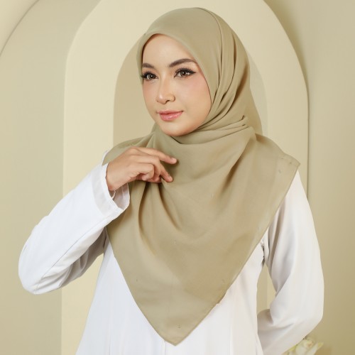 BAWAL GADIS PLAIN - BGP06 (PASTEL BROWN)