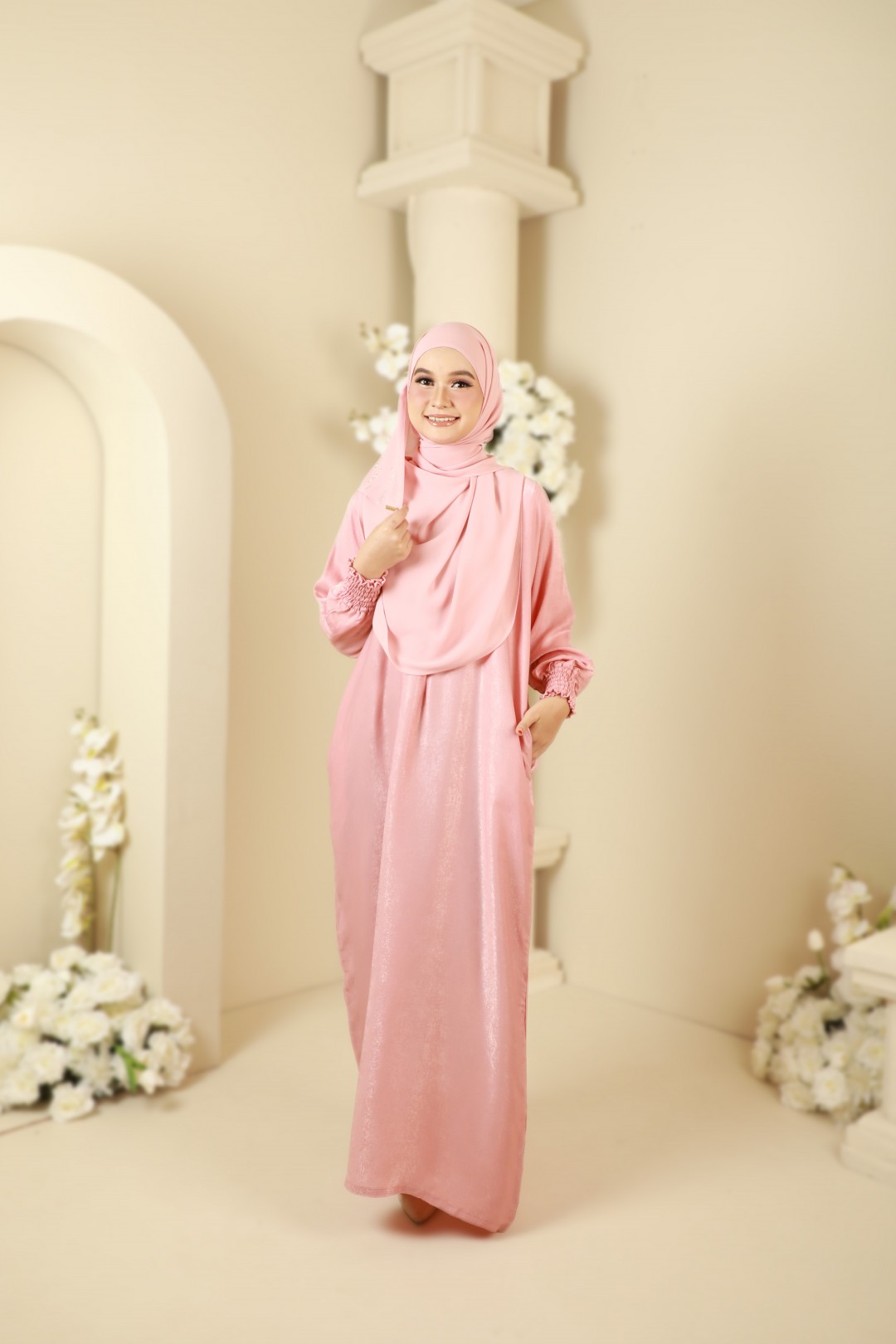 KAFTAN HELIZA - KFH03 (FLAMINGO)