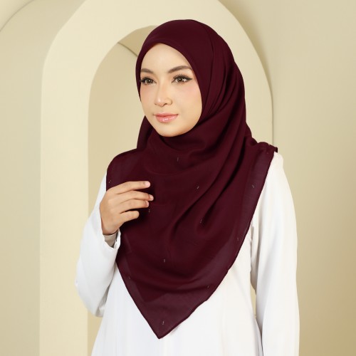 BAWAL GADIS PLAIN - BGP18 (BURGUNDY)