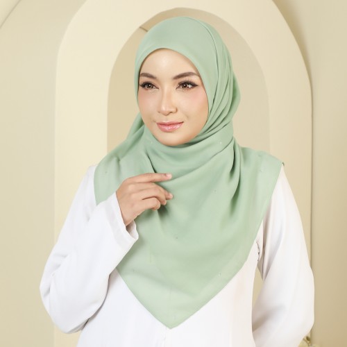 BAWAL GADIS PLAIN - BGP15 (SAGE GREEN)